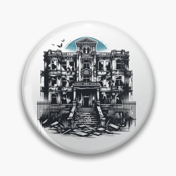 Item preview, Urbex Abandoned Building in Vector Style designed and sold by VoilaPrint.