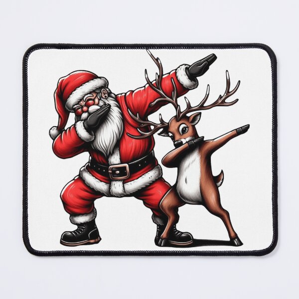 Item preview, Santa and Reindeer Dance Party designed and sold by HeadTurningArt.