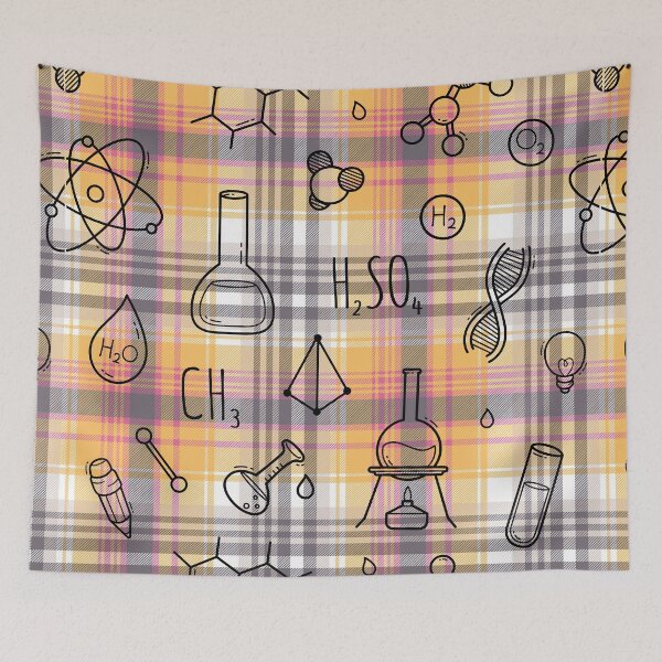 Item preview, A Seamless Pattern of Science Icons designed and sold by OrangeMG.