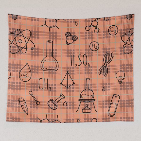 Item preview, A Seamless Pattern of Science Icons designed and sold by OrangeMG.