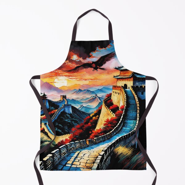 Item preview, The Great Wall's Golden Embrace designed and sold by AIartistIT.