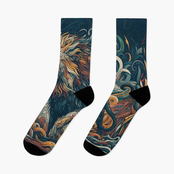 Item preview, A dark tribal style lion.  designed and sold by scollins5.