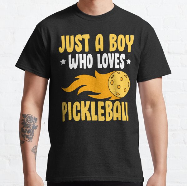 Item preview,  Just A Boy Who Loves Pickleball Vintage Funny Dink Player designed and sold by StreetFooD.