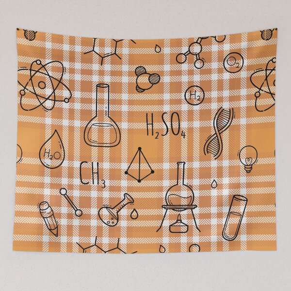 Item preview, A Seamless Pattern of Science Icons designed and sold by OrangeMG.