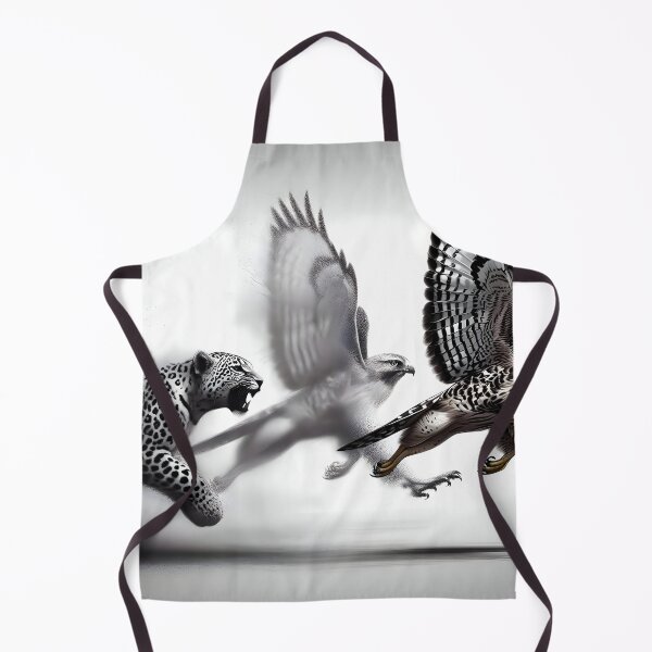 Item preview, Metamorphosis from running leopard to flying hawk designed and sold by AI-Only Creations.