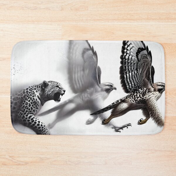 Item preview, Metamorphosis from running leopard to flying hawk designed and sold by AI-Only Creations.