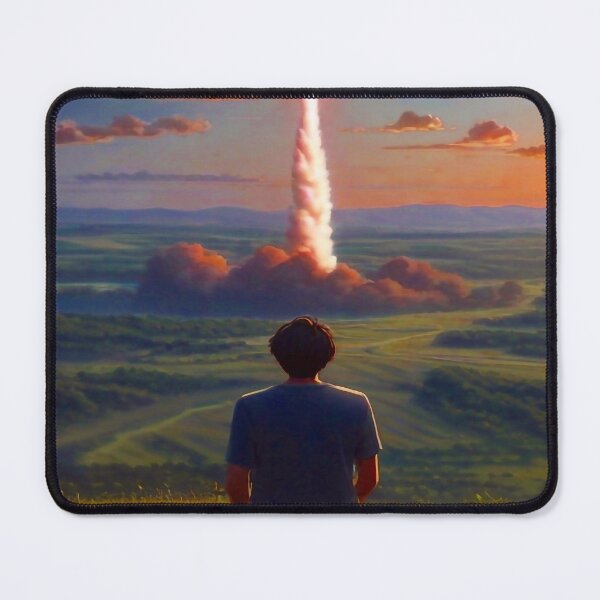 Item preview, Boy looks at the space rocket launch designed and sold by M-Y-A-R-T-.