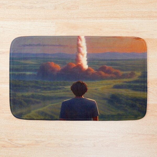 Item preview, Boy looks at the space rocket launch designed and sold by M-Y-A-R-T-.