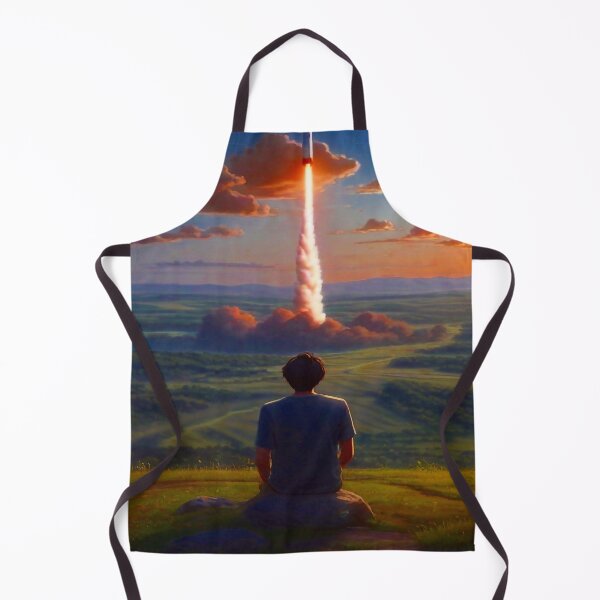Item preview, Boy looks at the space rocket launch designed and sold by M-Y-A-R-T-.