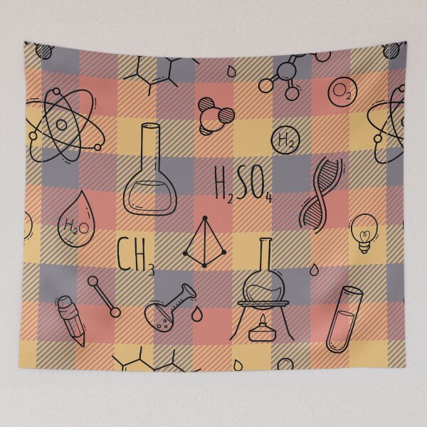 Item preview, A Seamless Pattern of Science Icons designed and sold by OrangeMG.