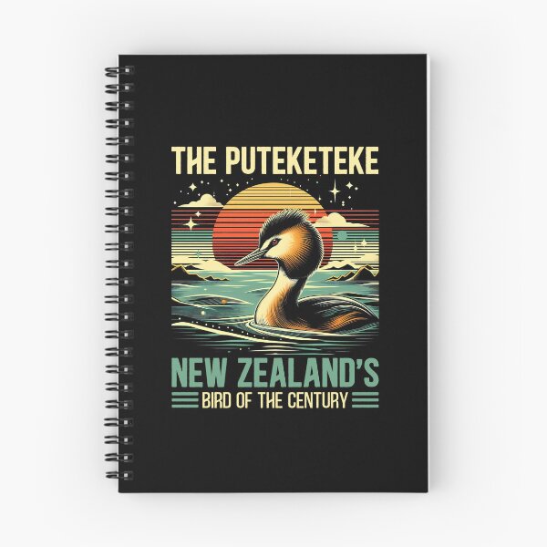 Item preview, Puteketeke New Zealand's Bird - Australasian crested grebe designed and sold by Dolphin Graphic.