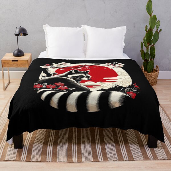 Artikelvorschau, Japanese Retro Raccoon Gift Men Women Japan Raccoon entworfen und verkauft von KsuAnn.