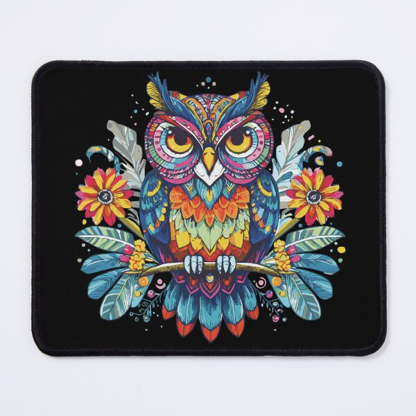 Item preview, Colorful Tropical Owl designed and sold by heartsake.