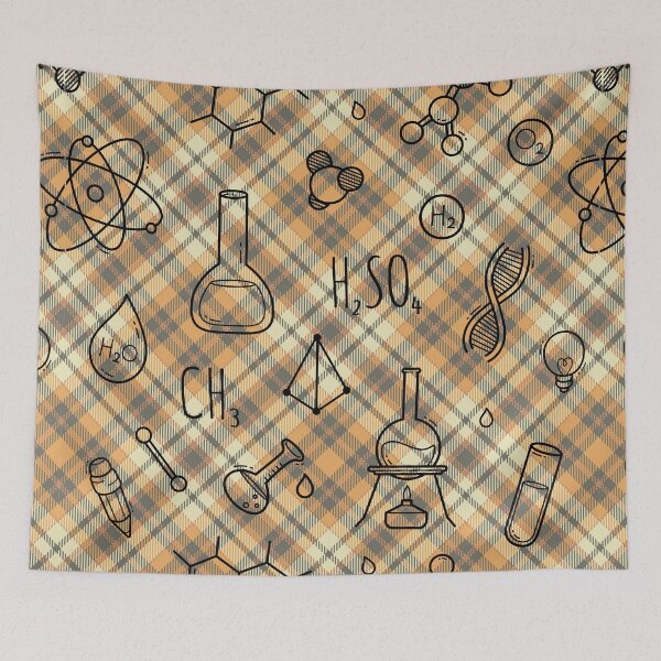 Item preview, A Seamless Pattern of Science Icons designed and sold by OrangeMG.