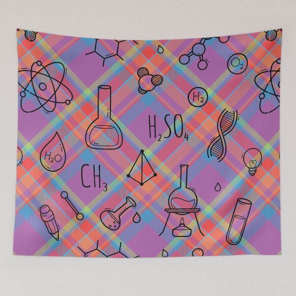 Item preview, A Seamless Pattern of Science Icons designed and sold by OrangeMG.