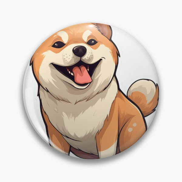 Item preview, Cute Smiling Shiba Inu Dog designed and sold by ReeHub.
