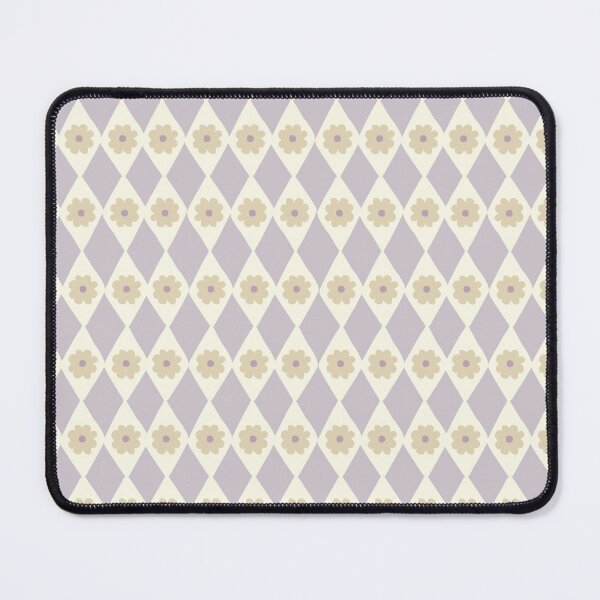 Item preview, Classic Boho Geometric Diamond Flower Pattern Lilac Mauve Pastel Purple  designed and sold by blomastudios.