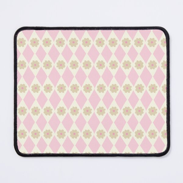 Item preview, Classic Boho Geometric Diamond Flower Pattern Pastel Pink designed and sold by blomastudios.