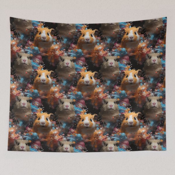 Item preview, Exclusive Artwork Cute Abstract Guinea Pigs Gift Ideas P107-6 designed and sold by MPCFICTION.