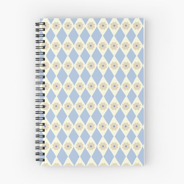 Item preview, Classic Boho Geometric Diamond Flower Pattern Pastel Blue designed and sold by blomastudios.