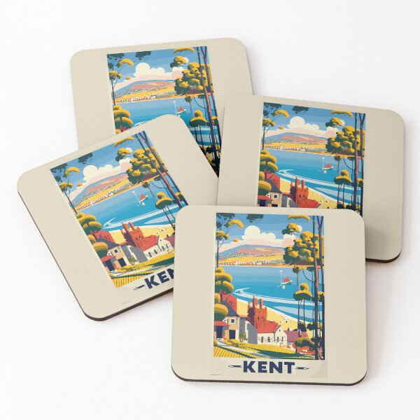 Item preview, A Vintage Travel Art of Kent - England  designed and sold by GoodOldVintage.