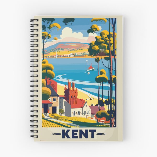 Item preview, A Vintage Travel Art of Kent - England  designed and sold by GoodOldVintage.