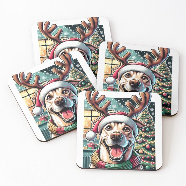 Item preview, Santa Paws is coming to town... with a reindeer twist! designed and sold by HOlaMax.