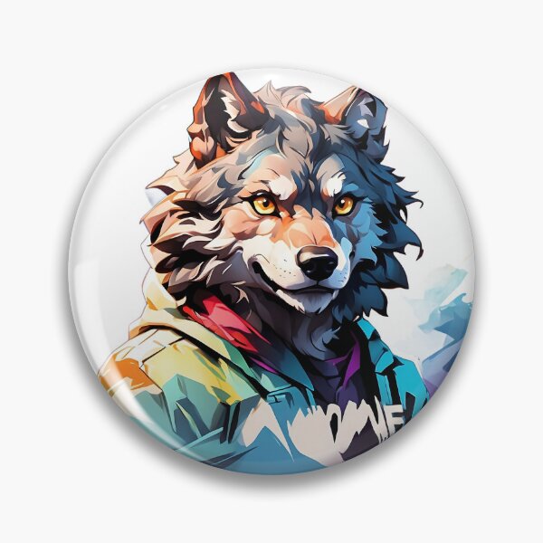 Item preview, High quality wolf painting designed and sold by RAILGUNWII.