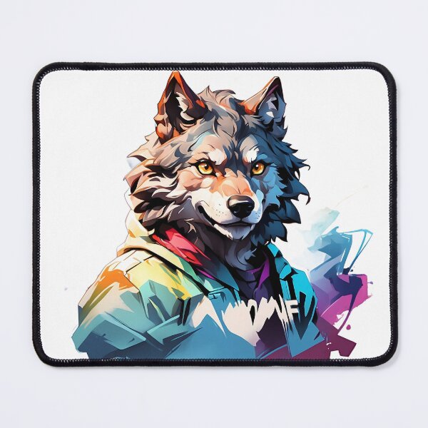 Item preview, High quality wolf painting designed and sold by RAILGUNWII.