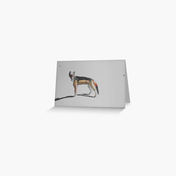 Jackal Greeting Card