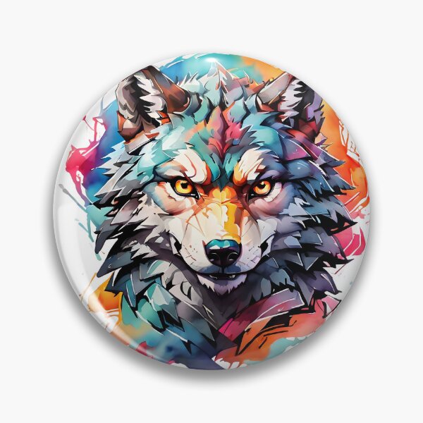Item preview, High quality wolf painting designed and sold by RAILGUNWII.