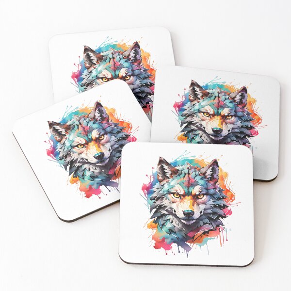 Item preview, High quality wolf painting designed and sold by RAILGUNWII.