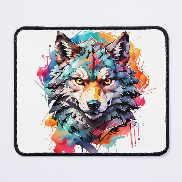 Item preview, High quality wolf painting designed and sold by RAILGUNWII.