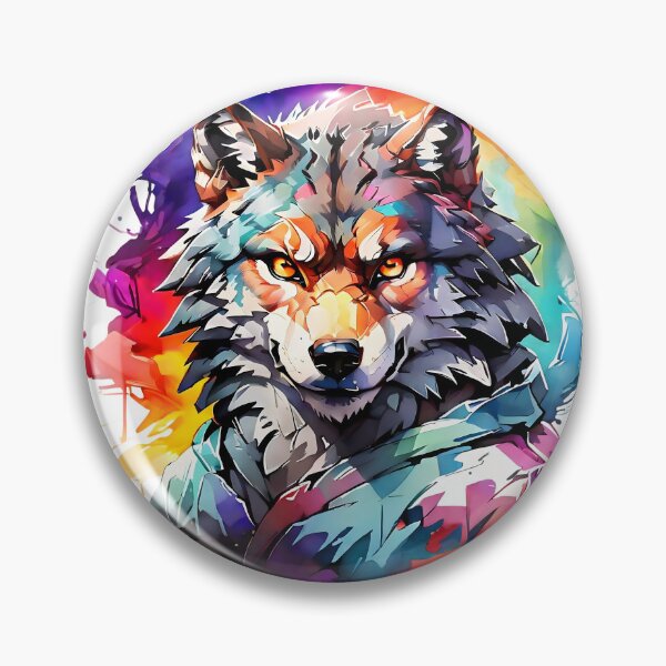 Item preview, High quality wolf painting designed and sold by RAILGUNWII.