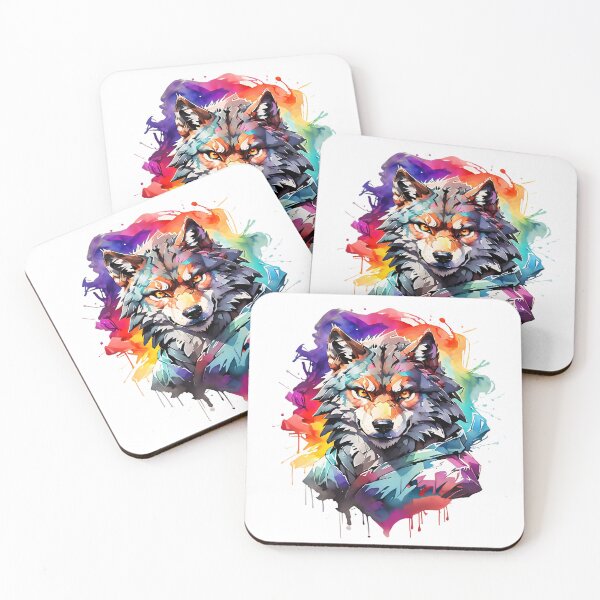 Item preview, High quality wolf painting designed and sold by RAILGUNWII.