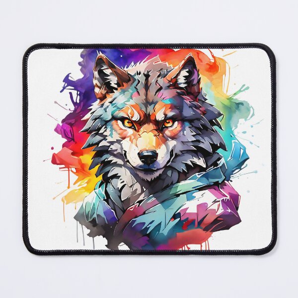 Item preview, High quality wolf painting designed and sold by RAILGUNWII.