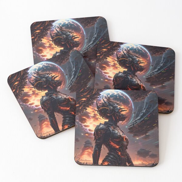 Item preview, Invasion - Afrofuturist Steampunk Dystopia designed and sold by ShePrompts.
