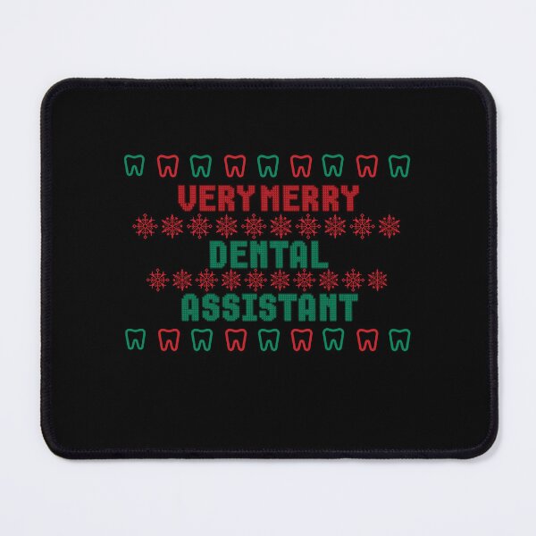 Item preview, Very Merry Dental Assistant Ugly Christmas Sweater designed and sold by EdytaGister.