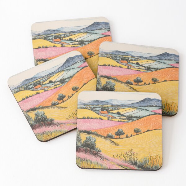 Item preview, Impressionist landscape designed and sold by PricklyPeanut.