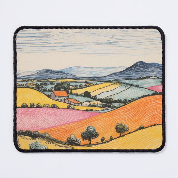 Item preview, Impressionist landscape designed and sold by PricklyPeanut.