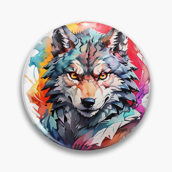 Item preview, High quality wolf painting designed and sold by RAILGUNWII.