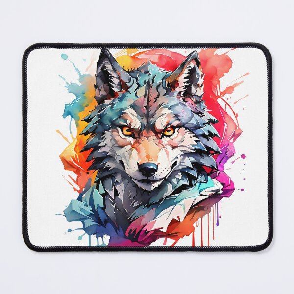 Item preview, High quality wolf painting designed and sold by RAILGUNWII.