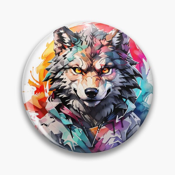 Item preview, High quality wolf painting designed and sold by RAILGUNWII.