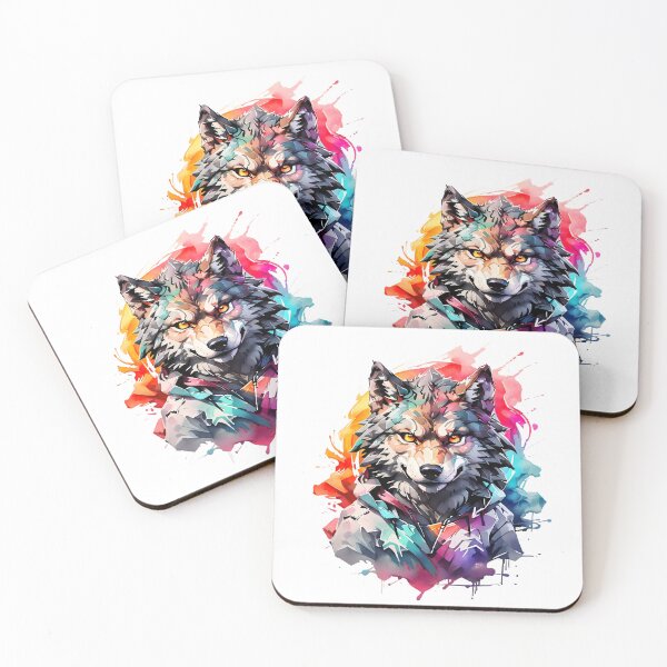 Item preview, High quality wolf painting designed and sold by RAILGUNWII.