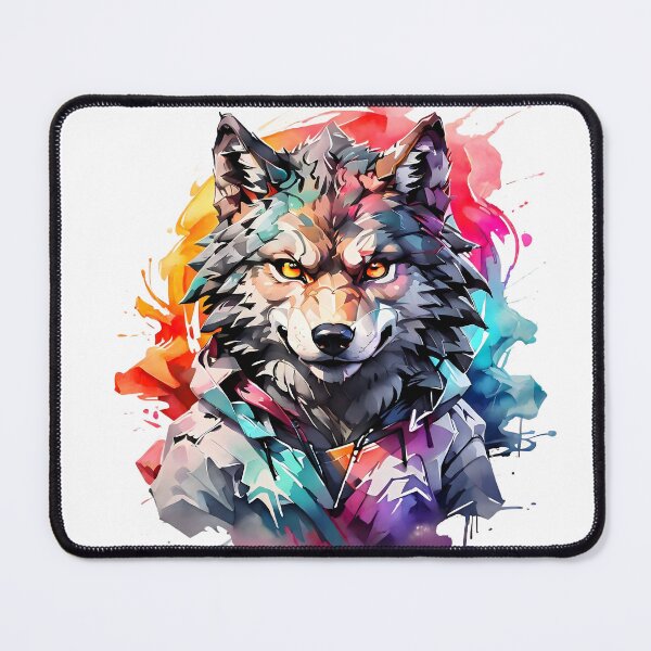 Item preview, High quality wolf painting designed and sold by RAILGUNWII.