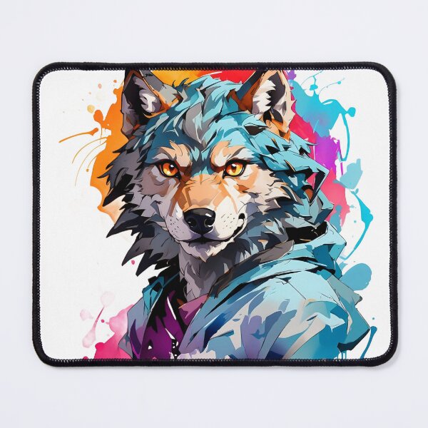 Item preview, High quality wolf painting designed and sold by RAILGUNWII.