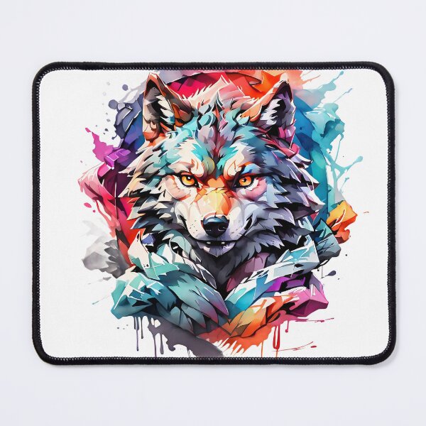 Item preview, High quality wolf painting designed and sold by RAILGUNWII.