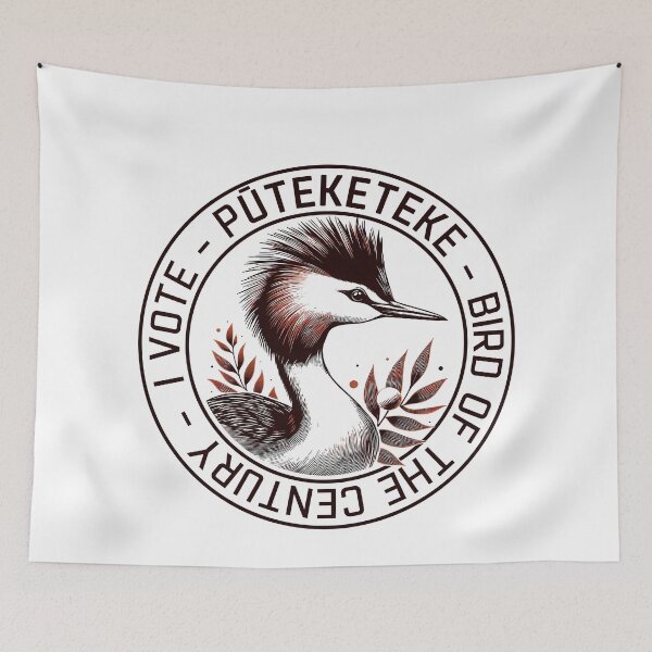 Item preview, Puteketeke - voted New Zealand's Bird of the Century designed and sold by Dolphin Graphic.
