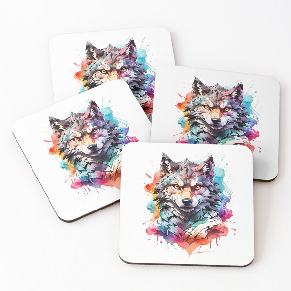 Item preview, High quality wolf painting designed and sold by RAILGUNWII.