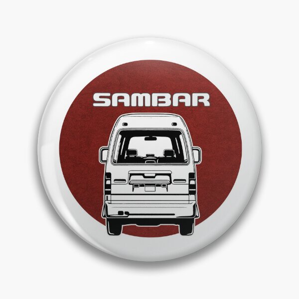 Item preview, Kei Van Subaru Sambar Dias, Tiny Japanese Van Outline designed and sold by mmmkei.